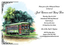 New Orleans Streetcar Invitations